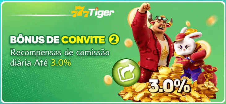 Painel VIP 777tiger após login com promoções, baú diário e entretenimento online